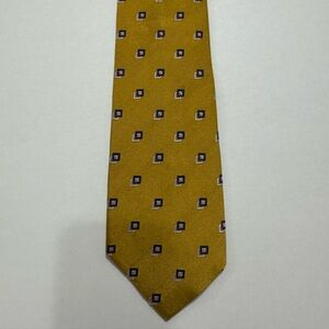 Ralph Lauren Foulard Elegant Geometric 100%Silk Patterned Tie